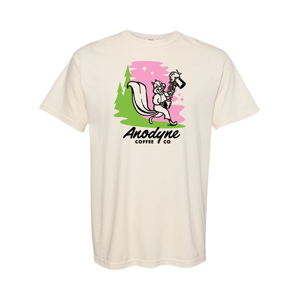 Cheeky Squirrel Tee - Natural