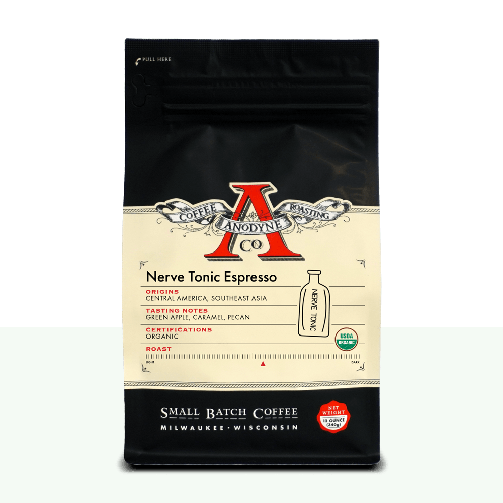 Nerve Tonic Espresso (Organic) – Anodyne Coffee Roasting Co.