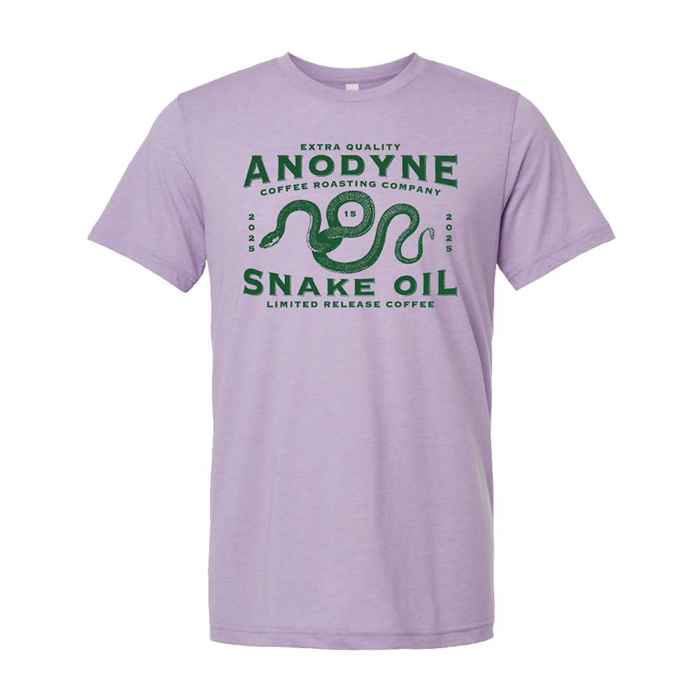 Snake Oil 15 Tee - Anodyne Coffee Roasting Co.