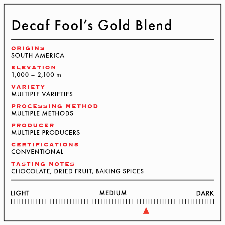 Decaf Fool's Gold - Anodyne Coffee Roasting Co.
