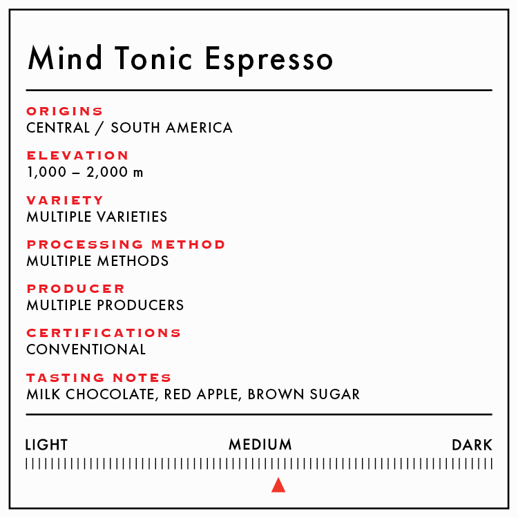 Mind Tonic Espresso - Anodyne Coffee Roasting Co.