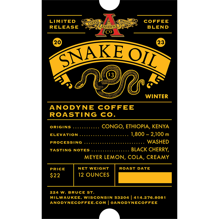 Snake Oil 13 - Anodyne Coffee Roasting Co.