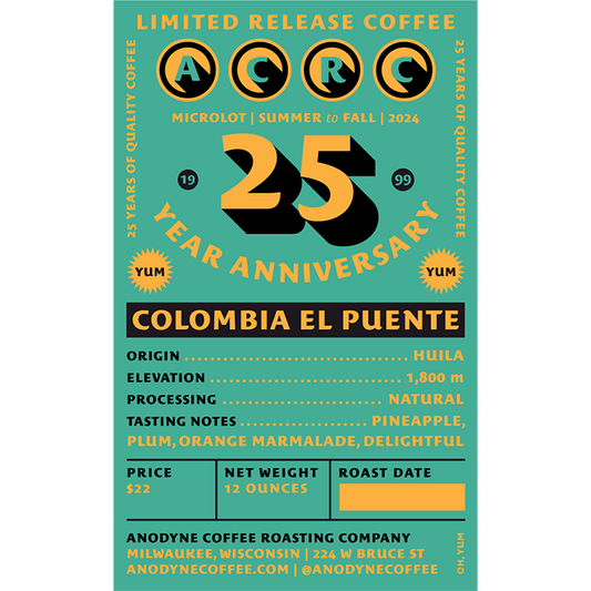 Colombia El Puente - Anodyne Coffee Roasting Co.