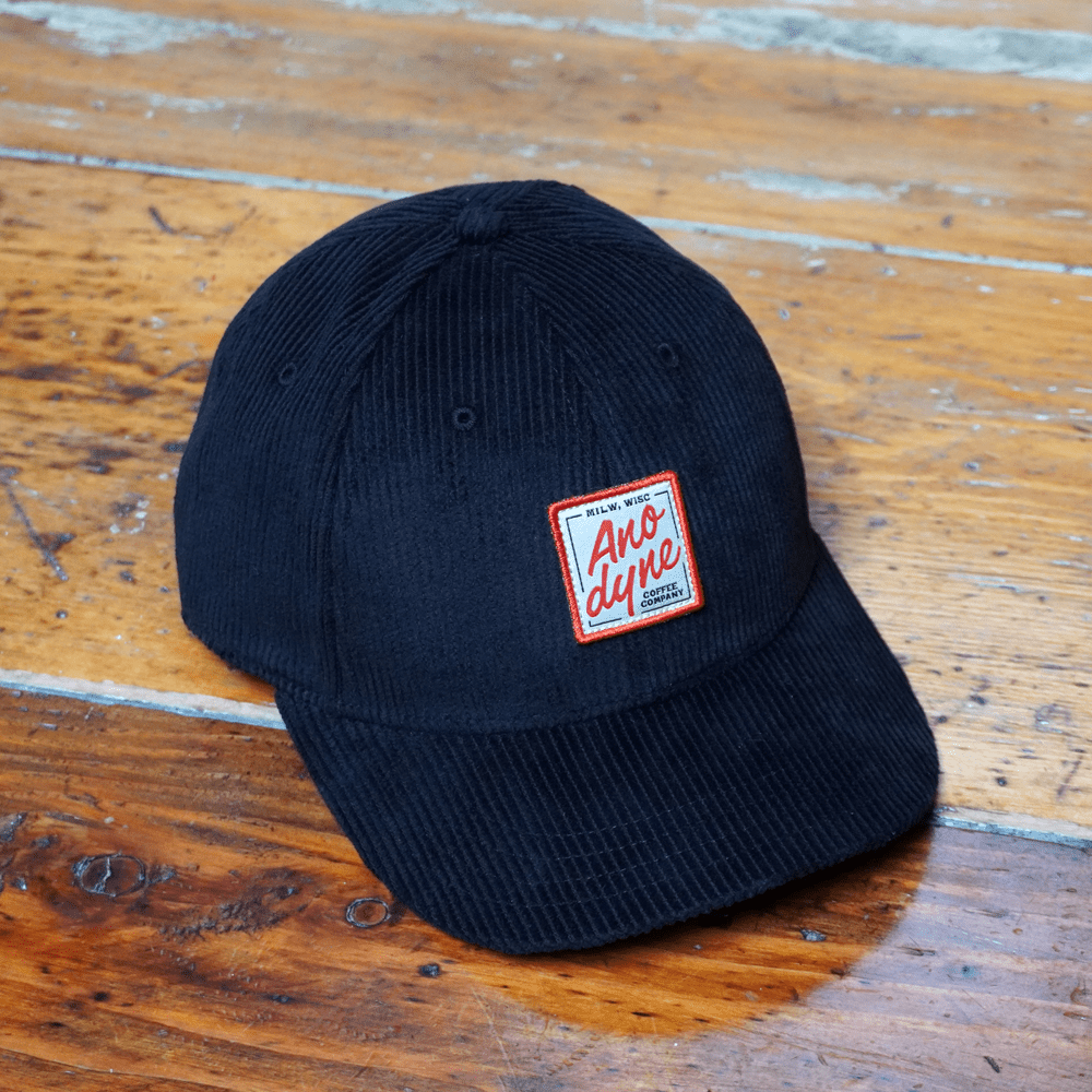 Ano Dyne Corduroy Hat (Black) - Anodyne Coffee Roasting Co.