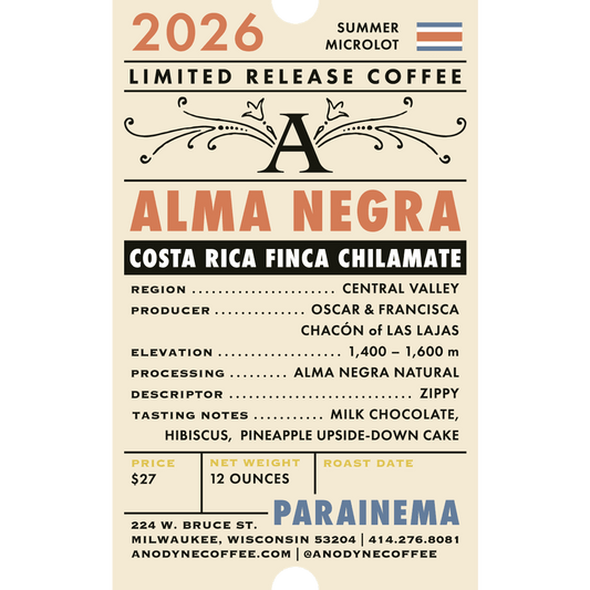 Costa Rica Finca Chilamate (June 24) - Anodyne Coffee Roasting Co.