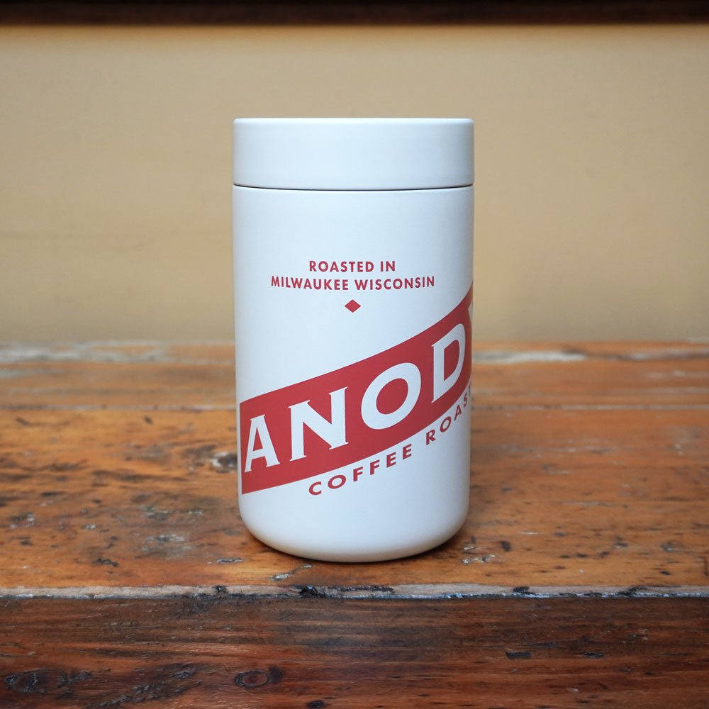 Anodyne Coffee Canister (White) - Anodyne Coffee Roasting Co.