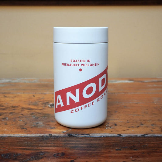 Anodyne Coffee Canister (White) - Anodyne Coffee Roasting Co.