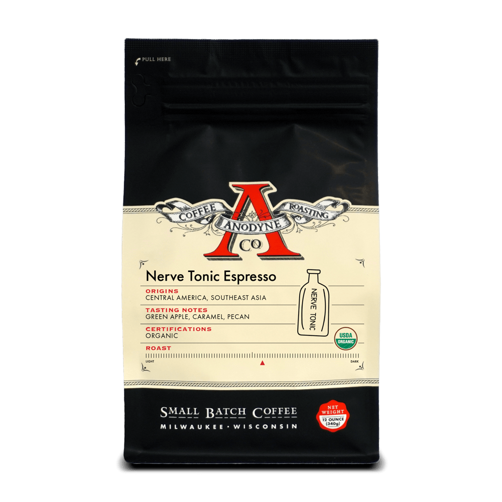 Nerve Tonic Espresso (Organic) - Anodyne Coffee Roasting Co.