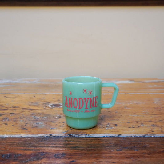 Retro Milk Glass Mug (Jade) - Anodyne Coffee Roasting Co.