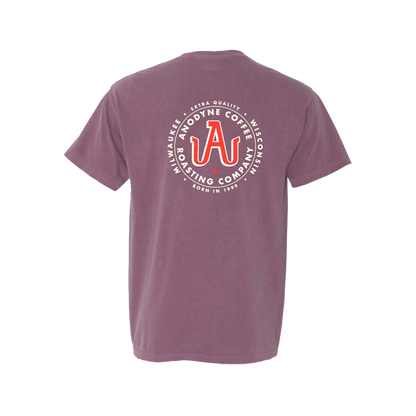 Anodyne Seal Pocket Tee (Berry) - Anodyne Coffee Roasting Co.