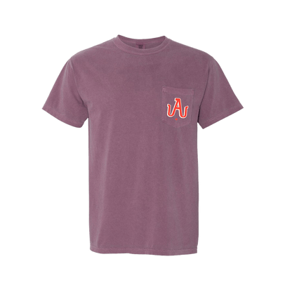Anodyne Seal Pocket Tee (Berry) - Anodyne Coffee Roasting Co.