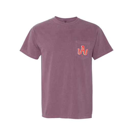 Anodyne Seal Pocket Tee (Berry) - Anodyne Coffee Roasting Co.