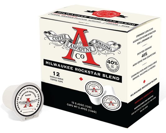 Milwaukee Rockstar Single Serve Pods - Anodyne Coffee Roasting Co.