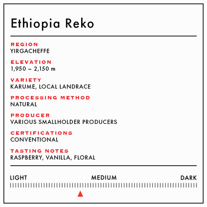 Ethiopia Reko Natural