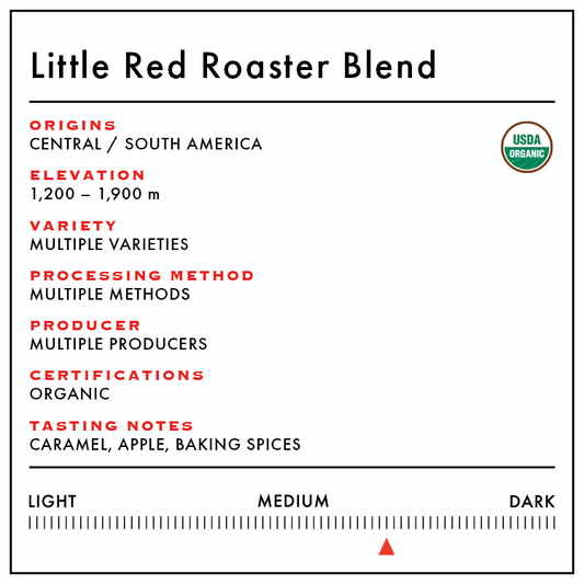 Little Red Roaster Blend (Organic) - Anodyne Coffee Roasting Co.